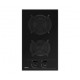 TEKA Encimera Modular  CRISTAL GAS MODULAR GBC 32000 KLB BUT.112650003. 2 zonas, Negro